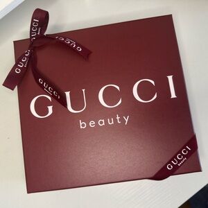 Gucci Beauty Burgundy Gift Box